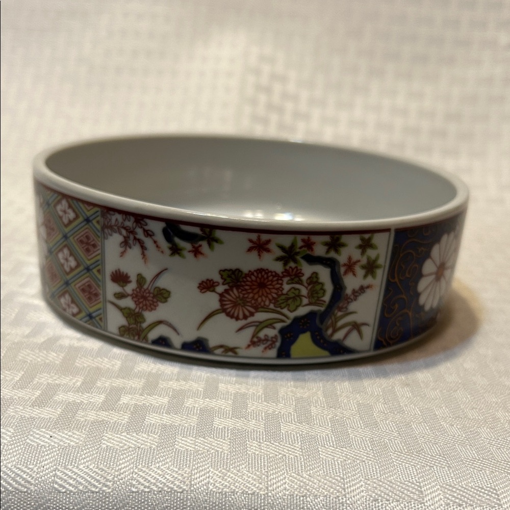 Vintage Imari Ware Japan Flat Bowl Serving Dish